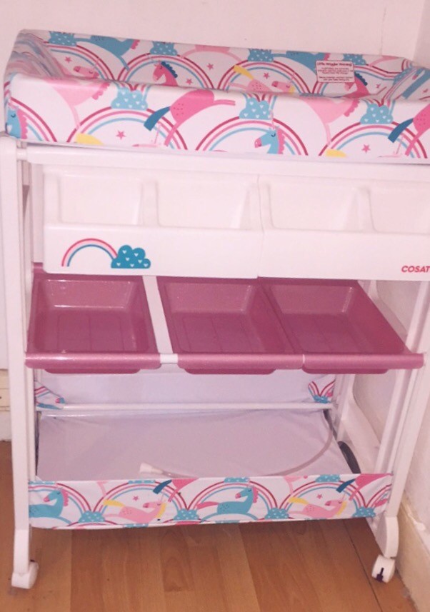 baby girl changing table